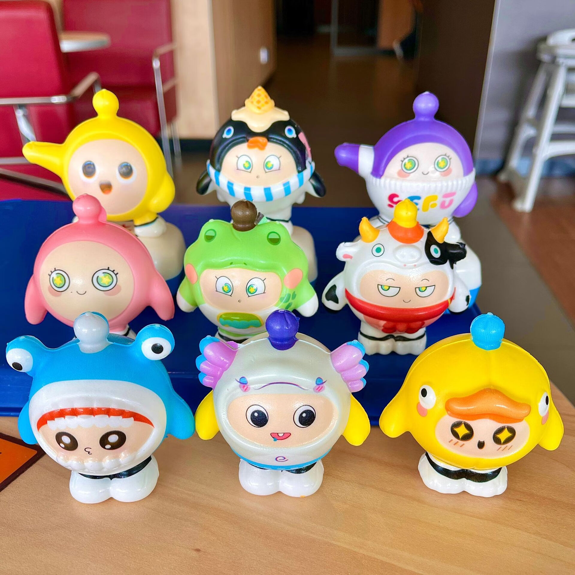 新款蛋仔捏捏乐解压玩具可爱风呆萌pu发泄慢回弹儿童玩具地摊批发