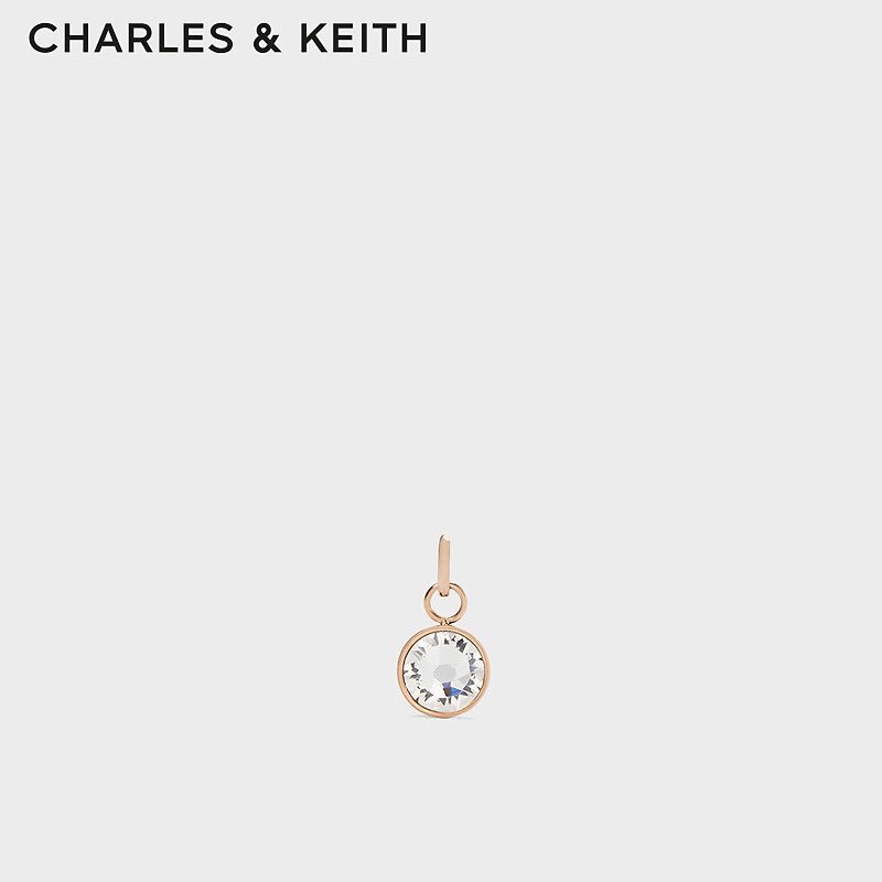 CHARLES&KEITH几何光影系列半宝石挂坠女CK5-73220012 White白色 R使用感如何?