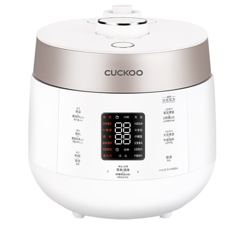 ���⣨CUCKOO���緹�Һ���ԭװ����1-8�˼��ô�С�����緹���๦�ܸ�ѹ��ѹ�л���ԤԼ��˫ѹ��ճ�ڵ��緹�� ST1011FW (2-8����) 5L