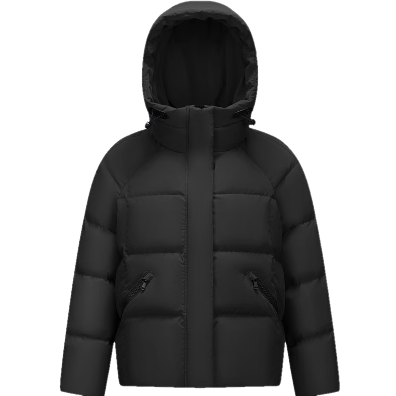 森马（Semir）轻松羽绒|羽绒服女宽松连帽面包服冬防泼水防风外套101724113045