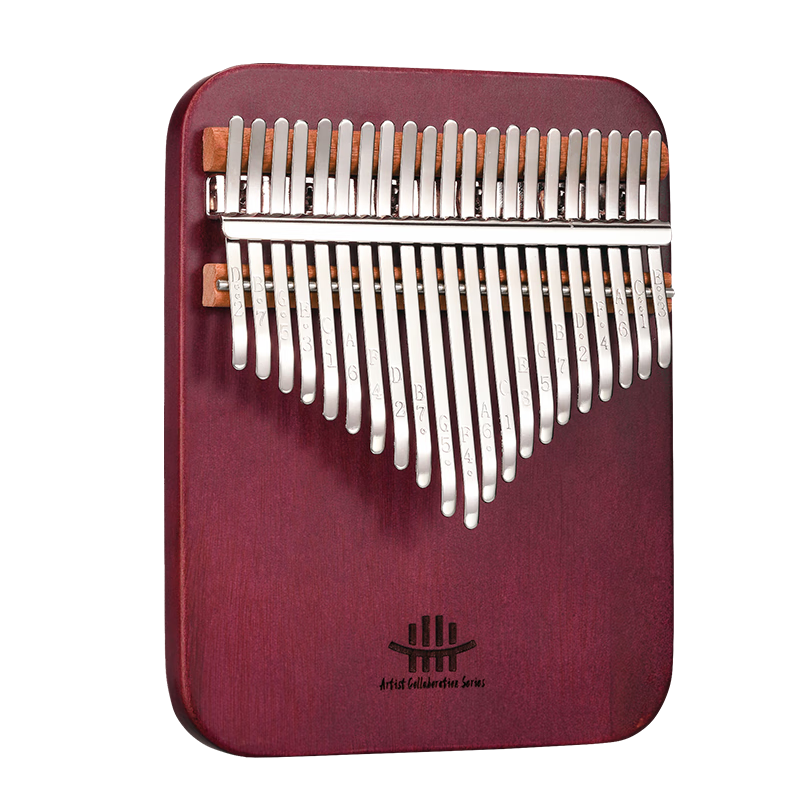 魯儒魯儒拇指琴 21音板式加厚手指琴藝術(shù)家kalimba拇指鋼琴 紫蘇木