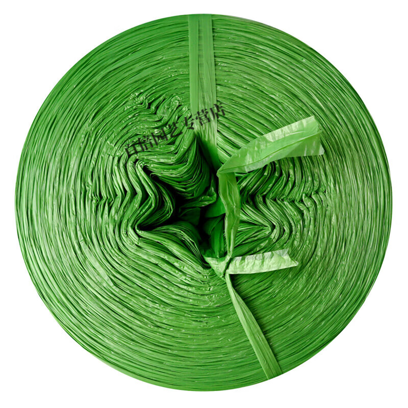 捆扎绳 纤维绳子塑料绳撕裂带打包绳 子4-8宽包装 【新料】绿色5cm (1