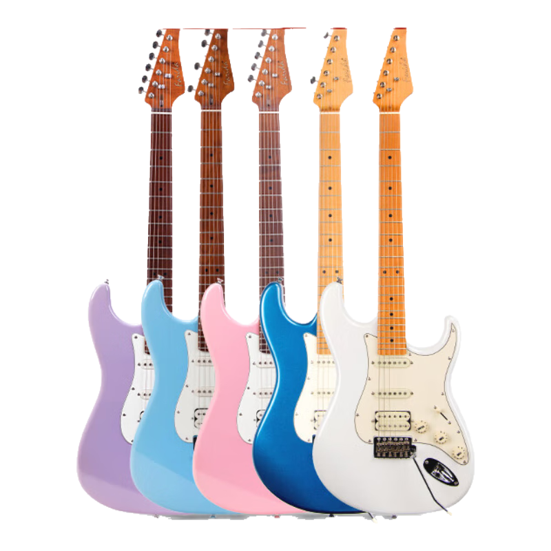 法丽达（Farida）F2020 5020初学者入门单摇单单双电吉他 F5020系列+JOYO JAM BUDDY音箱