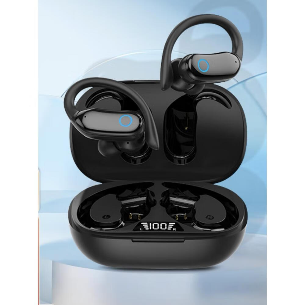 纽曼q8无线蓝牙耳机挂耳式跑步运动耳机长续航双耳麦手机通话耳麦 q8