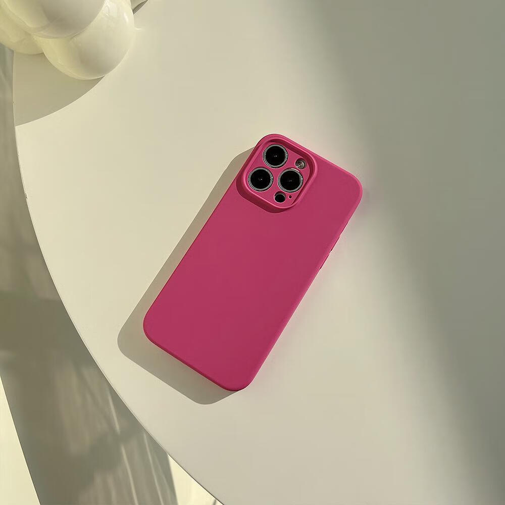 液态硅胶14pro max适用iphone15手机壳苹果13纯色1211高级14p 火龙果  1个 14promax