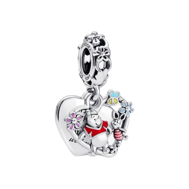 潘多拉（PANDORA）首飾配件歐美奢侈品禮物配飾迪士尼小熊維尼吊墜禮物792214C01 only os