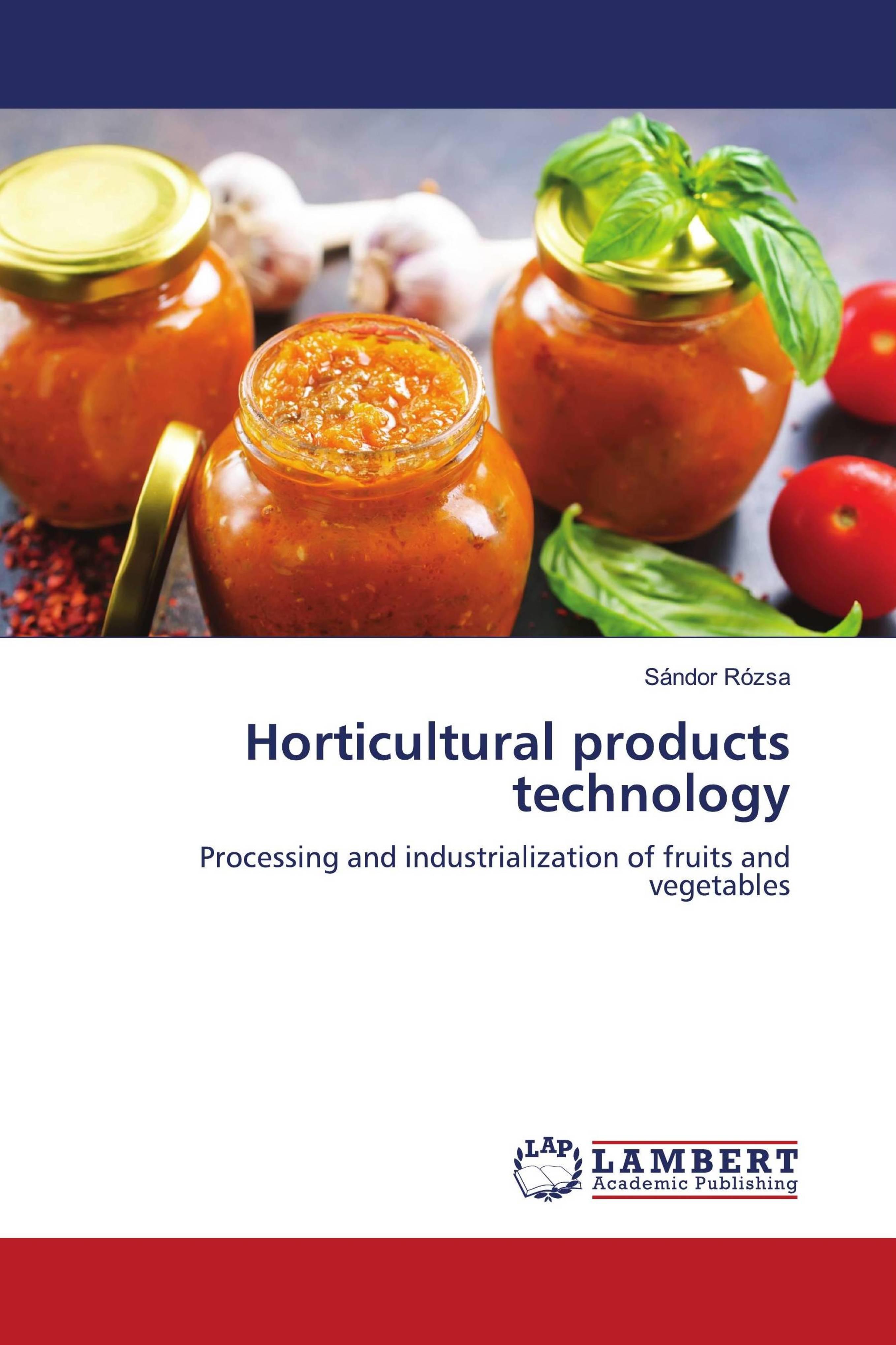 预订 学位论文horticultural products technology