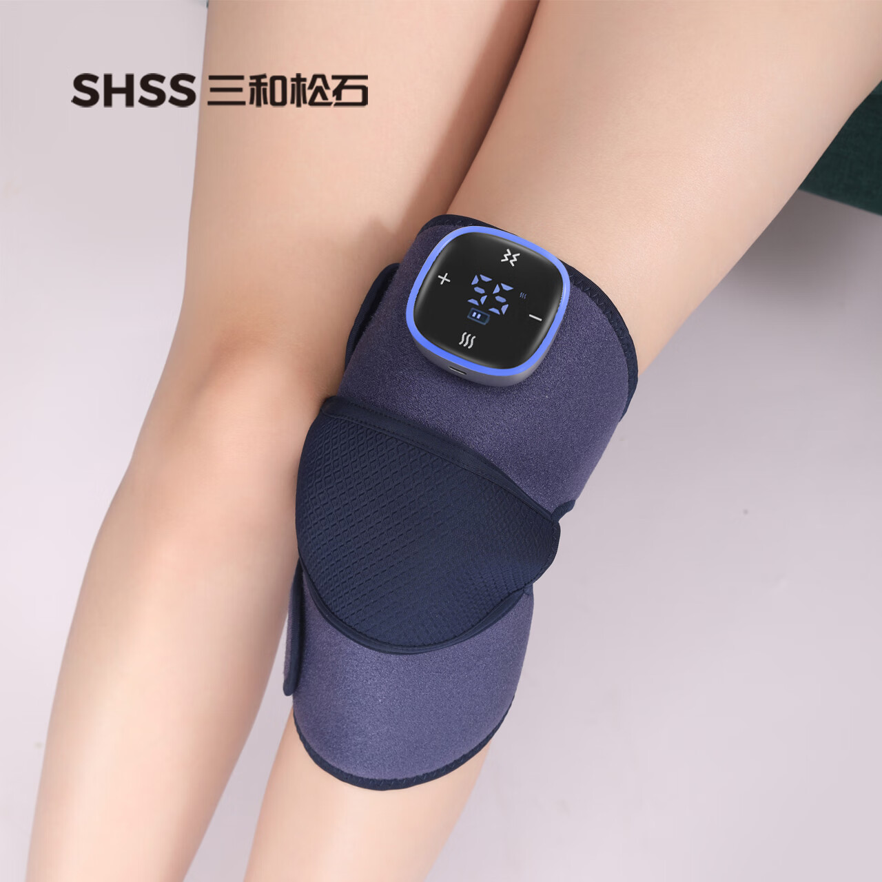三和松石(shss)智能护膝按摩仪X1 加热护膝保暖关节炎膝盖热敷理疗仪按摩器老寒腿发热老年人爸妈生日母礼物实用 【旗舰款】艾草热敷+按摩 智能型
