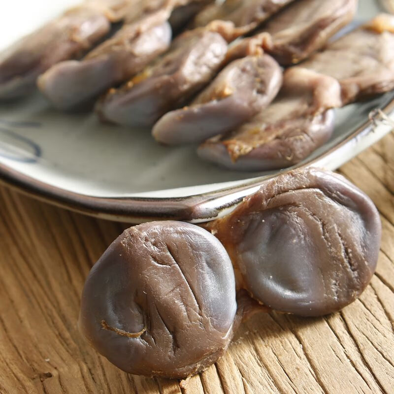 禾澹广东人常煲汤煮粥健鲜味陈肾脾胃好腌制腊鸭肾咸鸭胗鸭肫干货250g