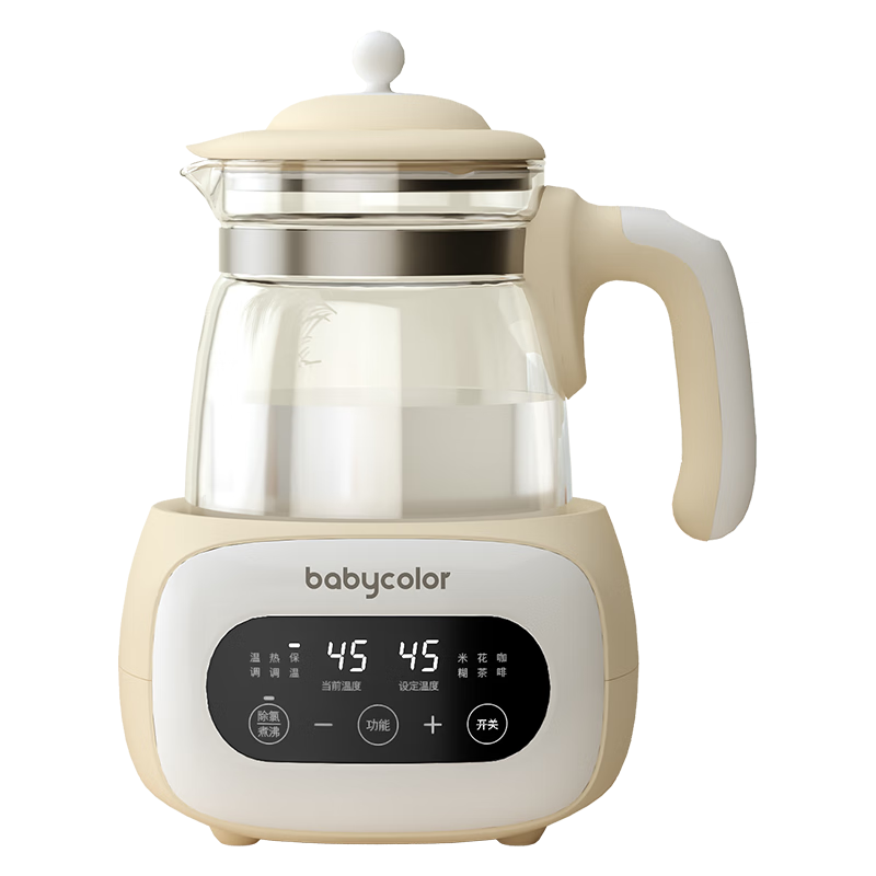 百亿补贴:Baby Color婴儿调奶器恒温壶 【添水自煮】72h恒温+ 1.3L108.8元