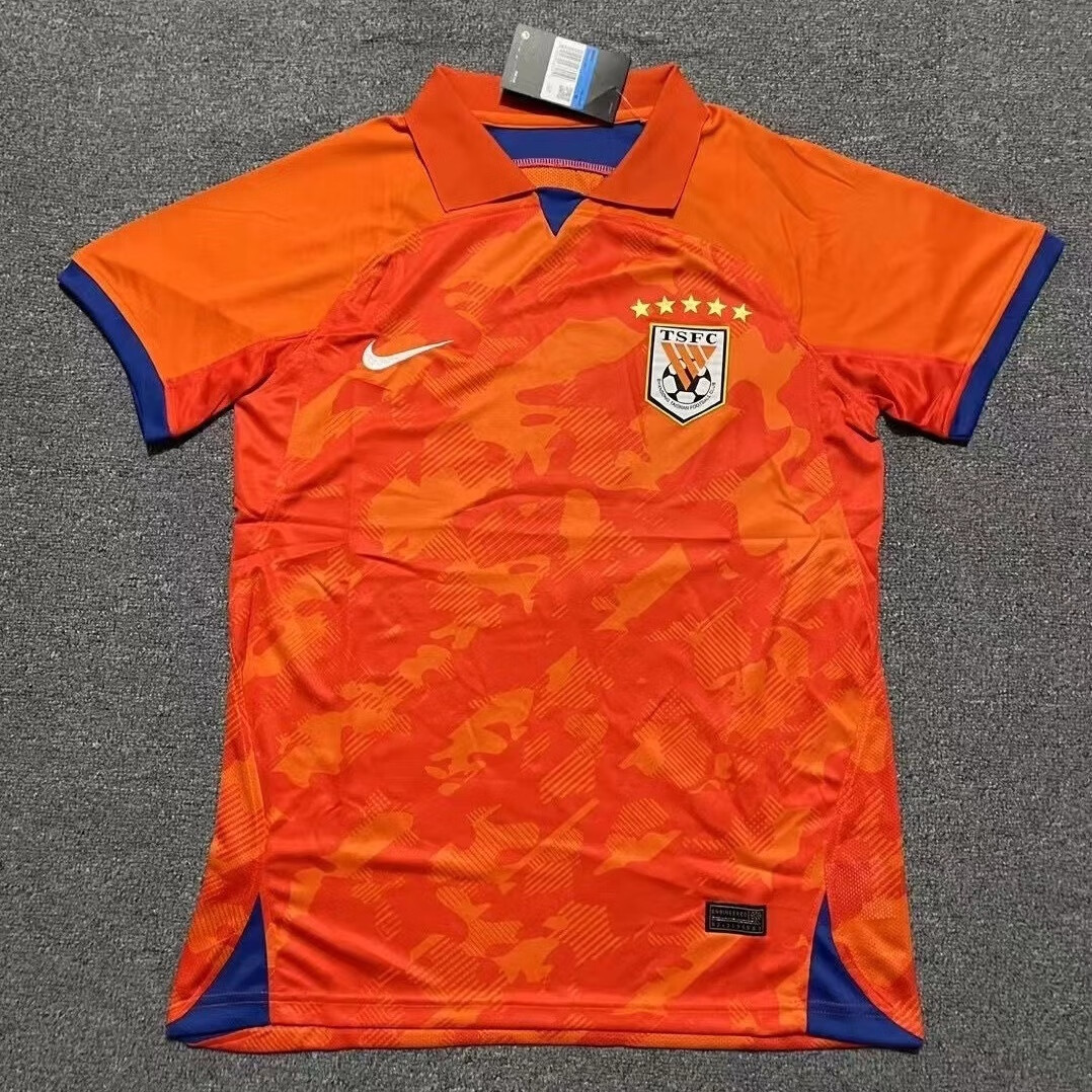 萨默斯2023鲁能泰山队服山东鲁能球衣足球服主场新款队服球员版球迷版