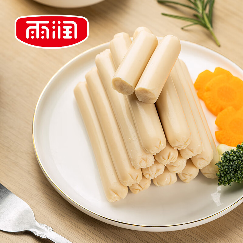 雨润王中王火腿肠 零食香肠 速食烧烤早餐食材泡面伙伴 淡水王鱼肉香肠15g*6支