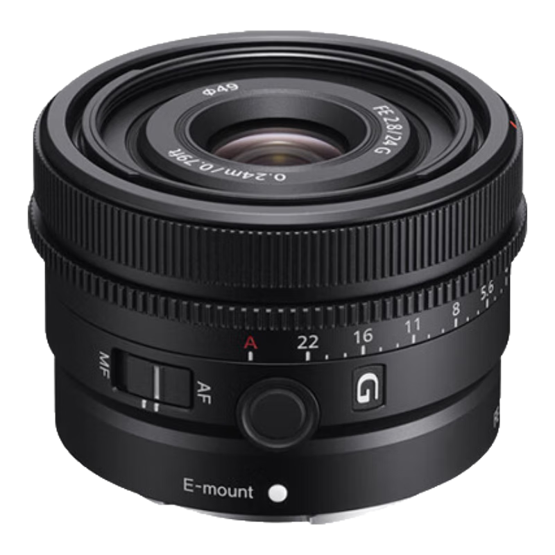 SONY 索尼 FE 24mm F2.8 G 广角定焦镜头 索尼FE卡口 49mm