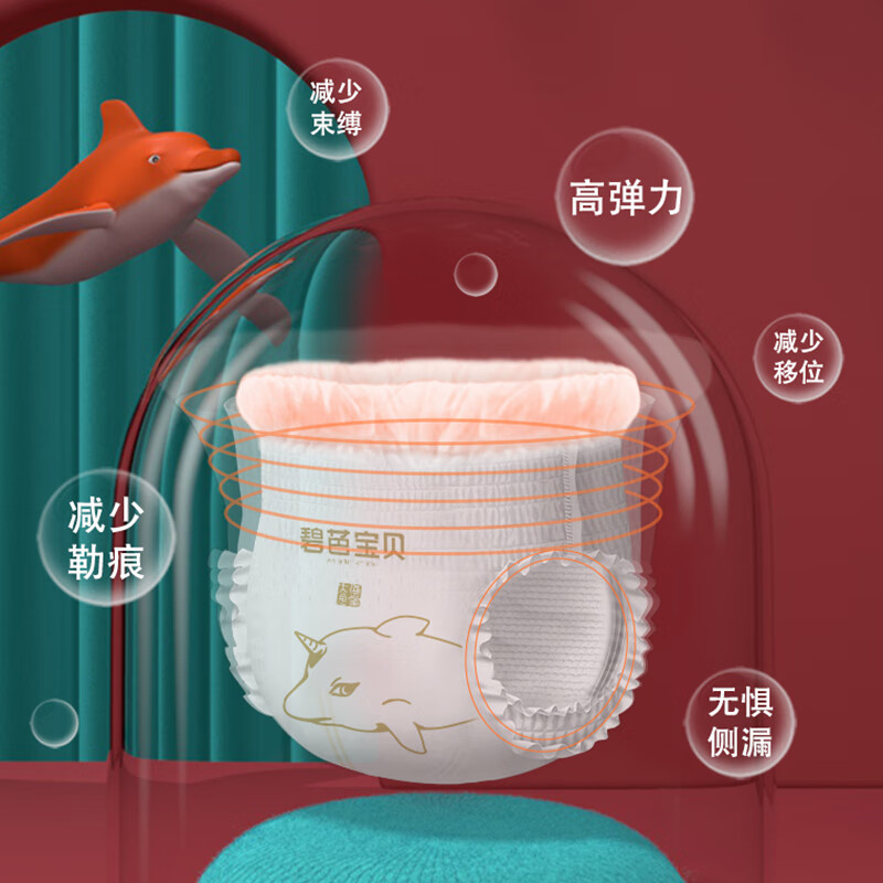 碧芭宝贝大鱼海棠纸尿裤【活动专享】1代婴儿尿不湿宝宝训练裤学步裤 训练裤XXXXL-24片-19kg+