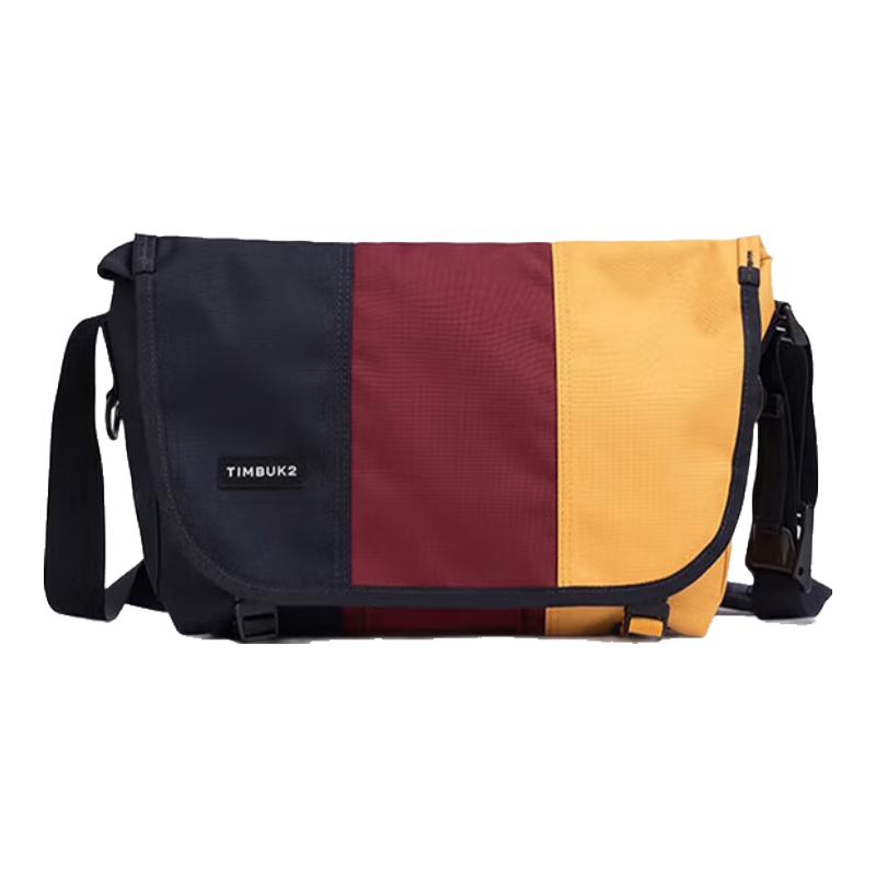 TIMBUK2拼色郵差包經(jīng)典單肩包信使包帆布斜挎包 黃色/紅色環(huán)?？?s