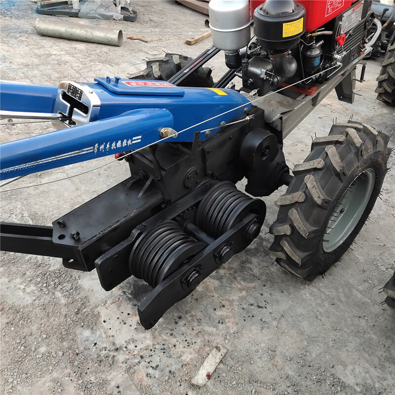 5t手扶绞磨机双滚筒不