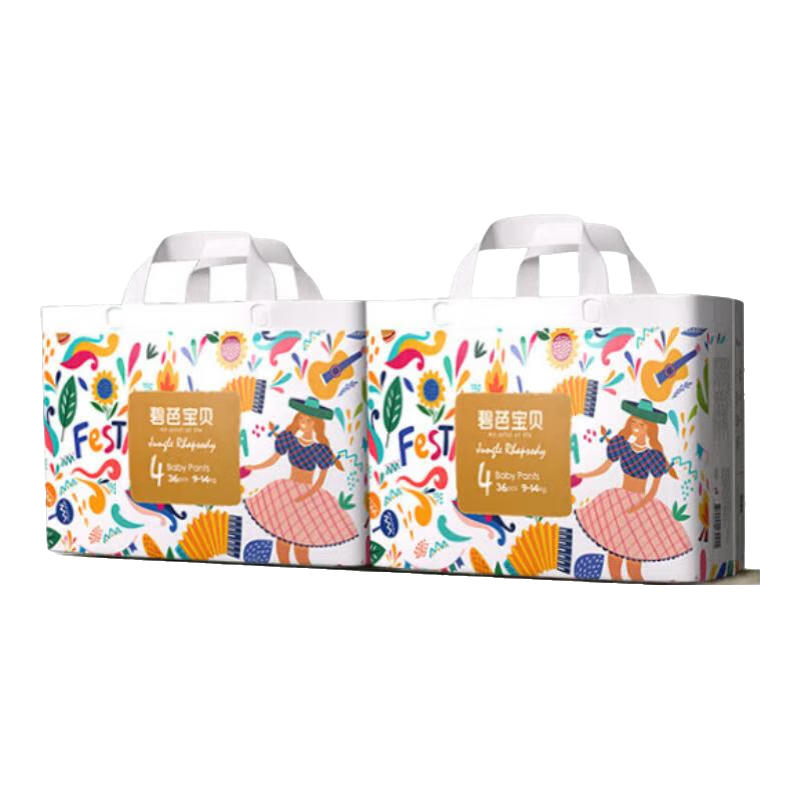 ���ڲ������̰ű������ֿ����������� Ӥ���ɳ��㱦��ѵ����͸�������ʪ ������L36Ƭ*2��(9-14kg)