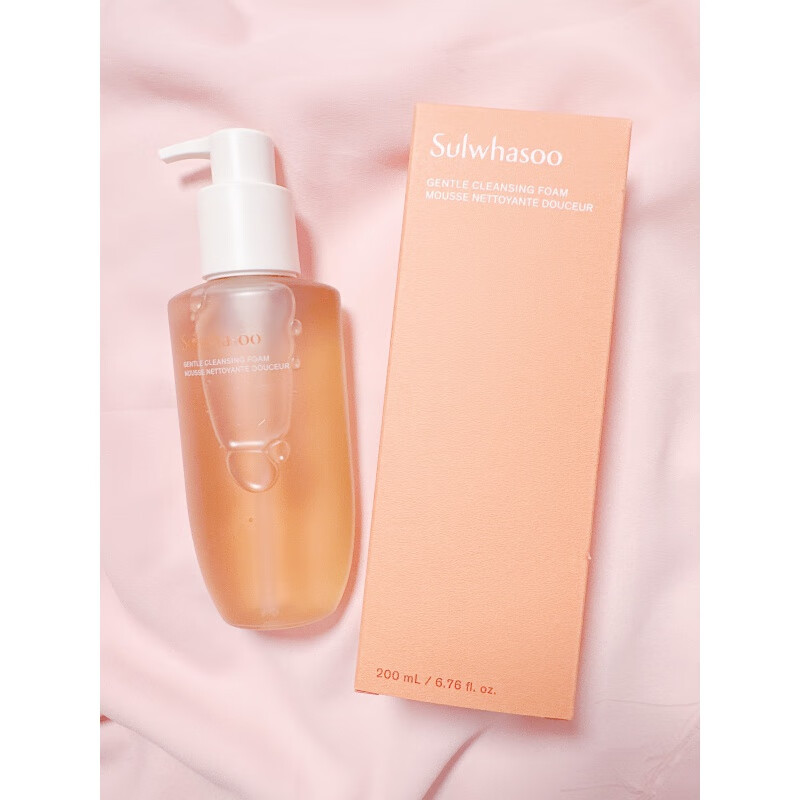 雪花秀(sulwhasoo)雪花秀顺行柔和洗面奶氨基酸泡沫洁面乳草本温和