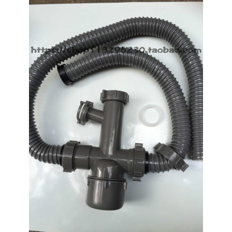 欧琳水槽下水管原厂配件 4公分乐享下水管整套下水 50 厘米长度 可以