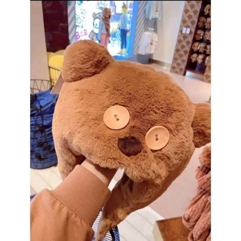 贝木惠(beimuhui)tim熊神偷奶爸提姆熊双肩包 毛绒帽子头套纪念品礼盒