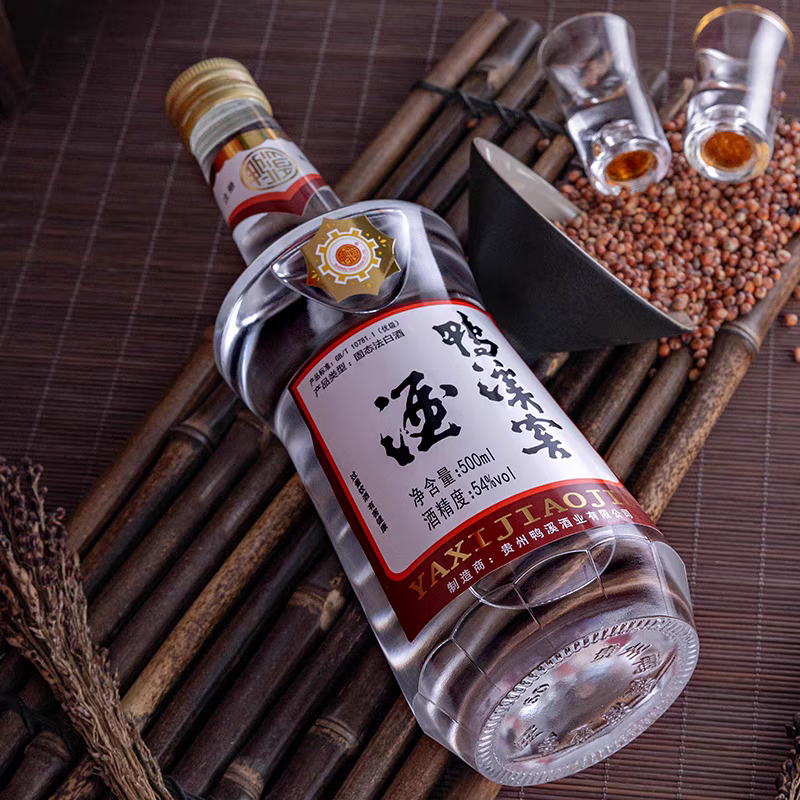 鸭溪54度复古版贵州鸭溪窖酒500ml中华老字号浓香型白酒纯粮酿制 54度 500mL 6瓶 整箱装(含礼袋)