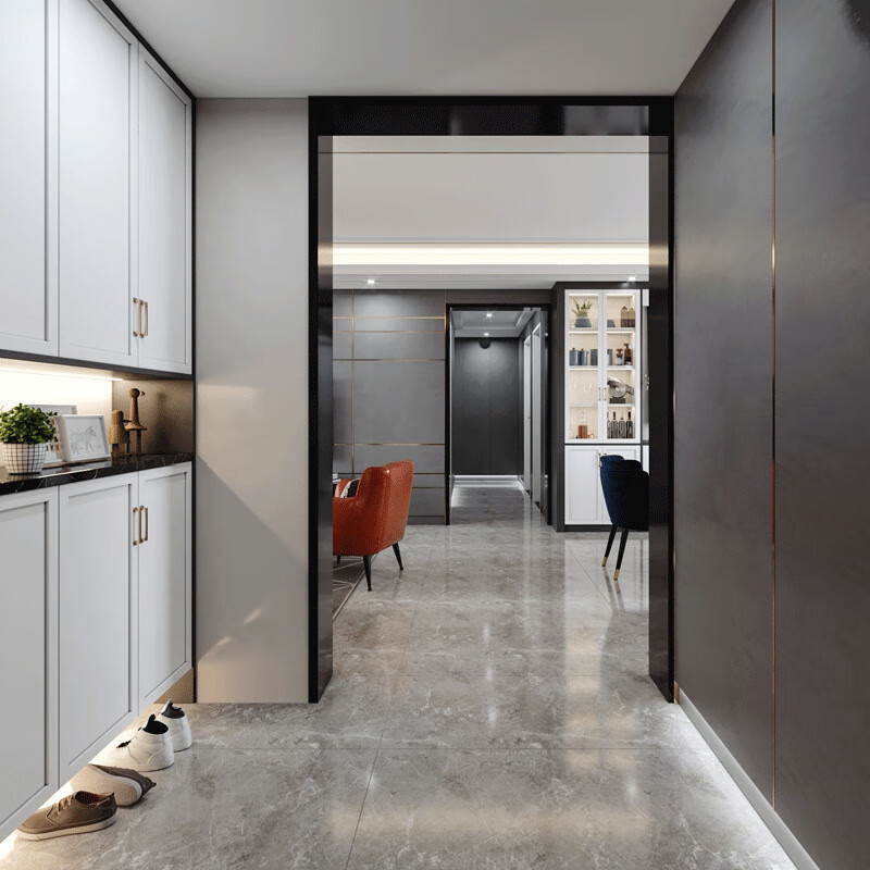 仁聚益不锈钢门套门框窗套包边装饰垭口套进户套铝合金钛合金