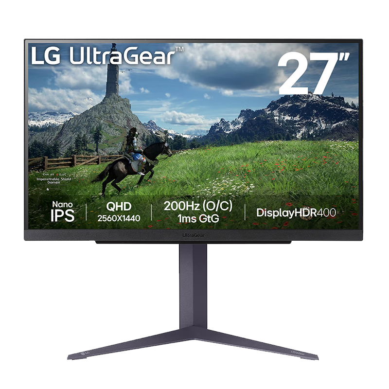 ���ڲ�����LG27GS85Q 27Ӣ�� 2K200Hz��ʾ�� �Ĵ�NanoIPS 1msGTG ��Ϸ�羺��ʾ�� HDR400 27Ӣ��2K200Hz 27GS85Q