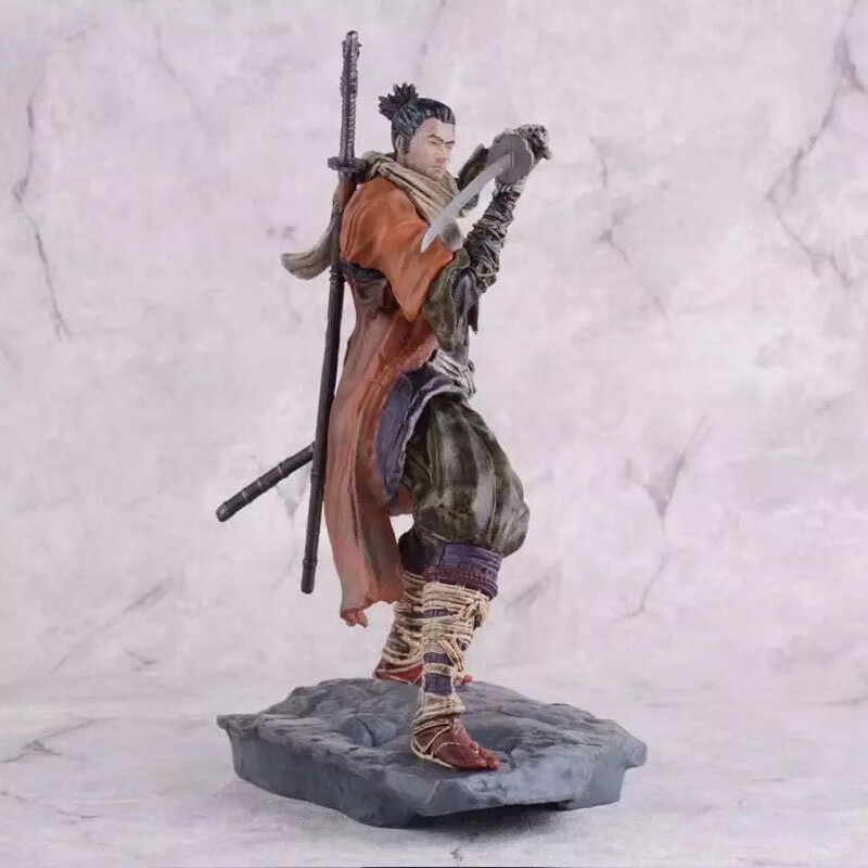 只狼手办模型摆件公仔人偶影逝二度关节可动国产figma 483 只狼20cm