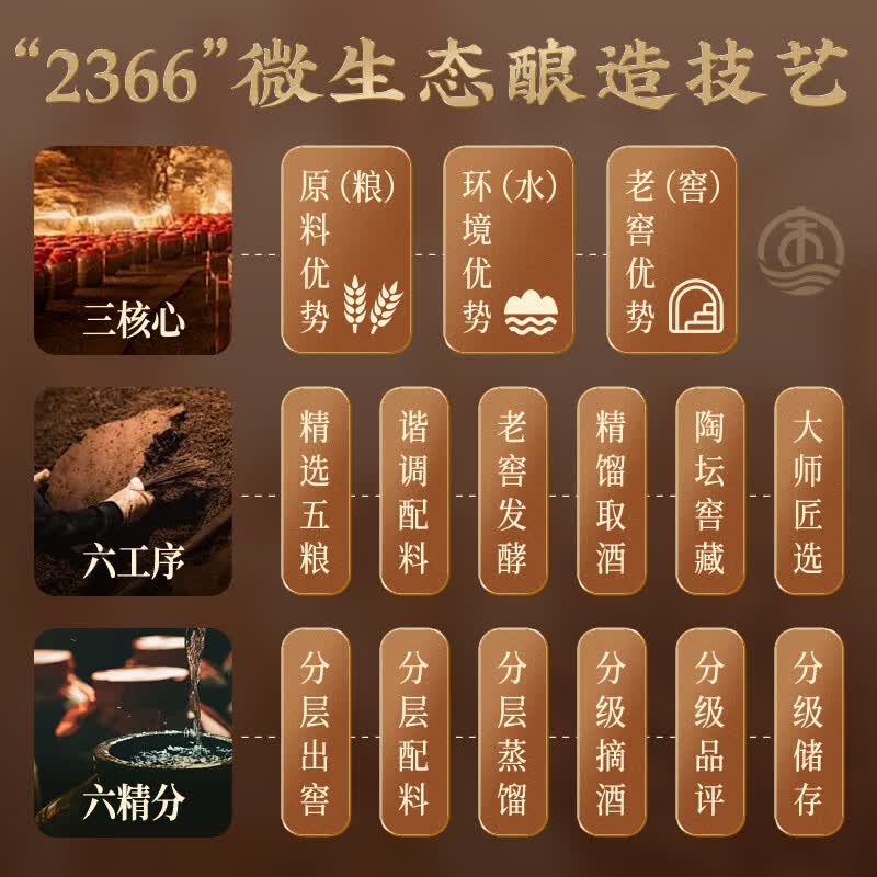 宋河粮液 秘藏3号浓香型白酒50度480ml纯粮酒口粮酒送礼十七大名酒 50度 480mL 6瓶 整箱装秘藏三号