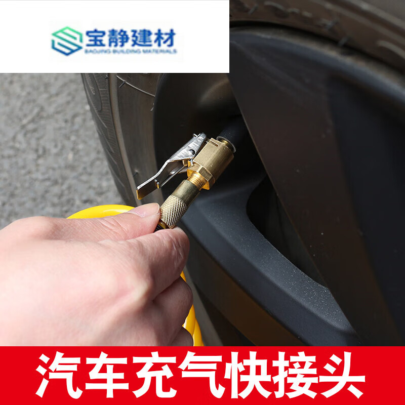 亿高(ekoa)汽车充气泵快充头转换接头车载打气泵打气筒加气泵通用快速