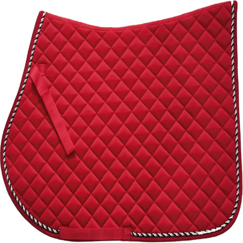 sheng bi jiu英式马鞍垫吸汗垫马鞍马具垫加厚鞍垫汗屉综合鞍垫 红色