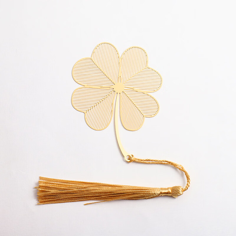 高颜值文创小学生老师生日礼物书签夹 四叶草