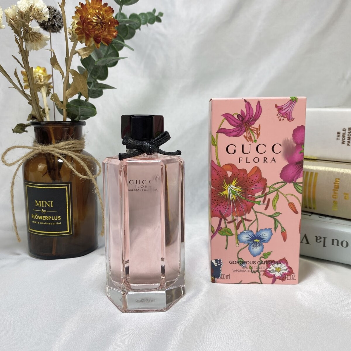 jphznb花之舞绚丽栀子花香水100ml女士香水清新礼盒持久留香平替 