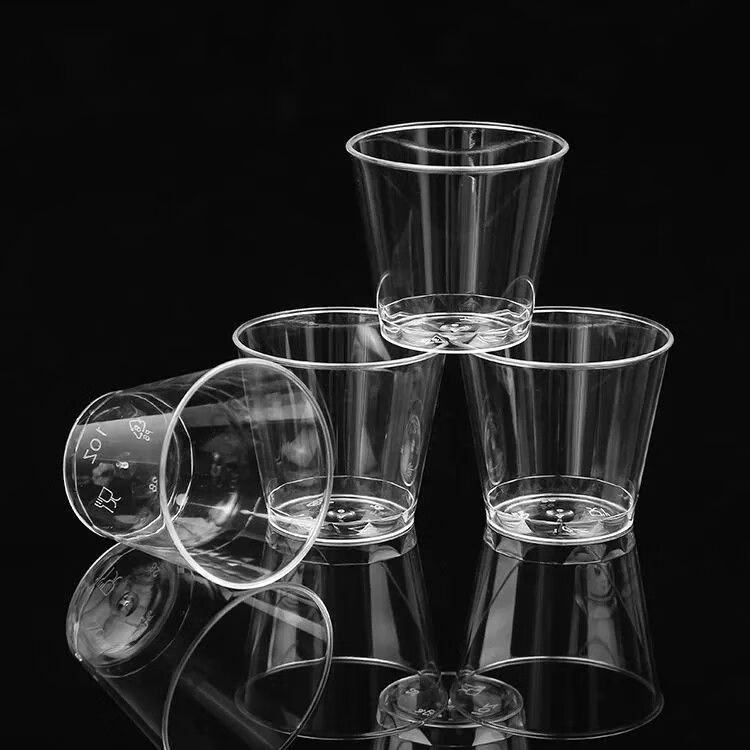 一次性杯子小号试喝试吃试饮杯酒盅品尝杯迷你一口杯小酒杯白酒杯 30ml超小杯子 100个