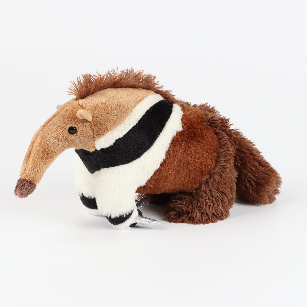 邦舍新品anteater plush仿真食蚁兽毛绒公仔儿童玩具小礼物 食蚁兽 8*