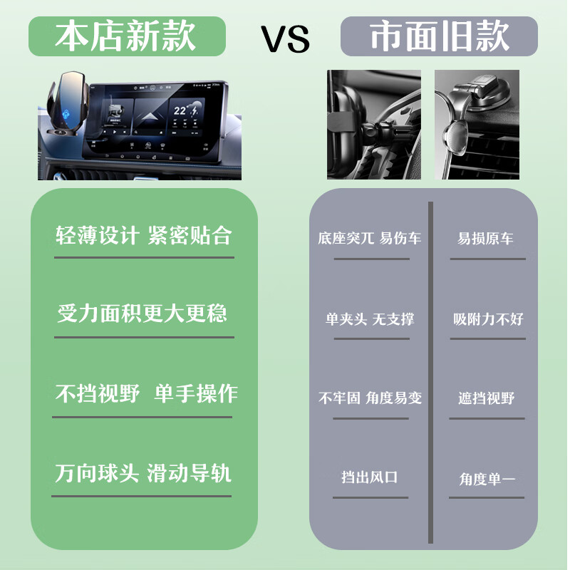 贝涵大众探岳/探歌T-ROC途岳专用车载手机支架导航屏幕无线充电手机架 【无线快充款】-智能感应-可横屏 23-24款探歌（ 8/9.2英寸专用）