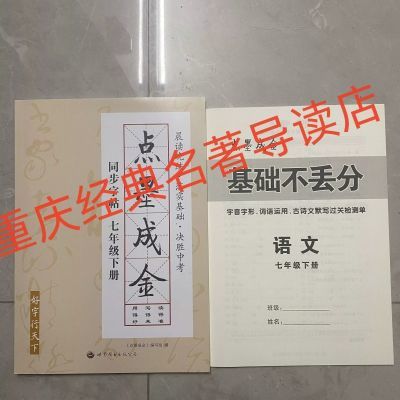 2024新版点墨成金初中语文同步字帖七年级下册同步字帖语文千字帖