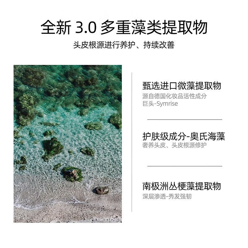 AMAXY发膜柔顺光泽修复干枯改善毛躁角蛋白强韧修护精华霜头发养护 【蛋白霜200ml+控油洗发400ml】