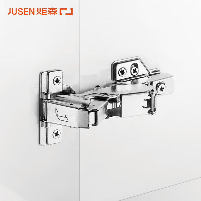 炬森165度大角度铰链衣柜橱柜合页转角柜特殊门铰链缓冲拆卸铰链W165 165°大角度缓冲铰链【大弯】