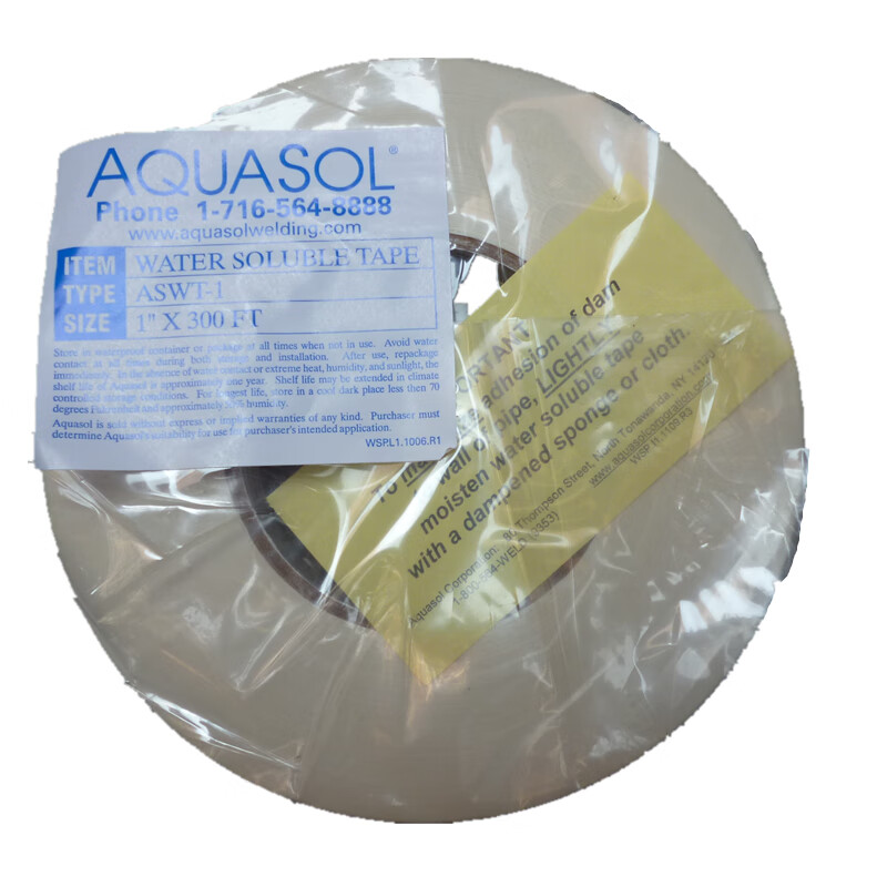 oloey可溶aquasol水溶纸水溶胶带易溶纸管道氩弧焊接 asw-35/r-9 230