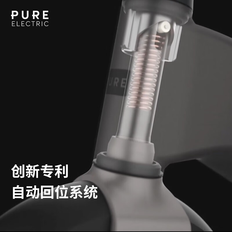 佩尚Pure Electric电动滑板车成人便携高续航折叠式二轮大人代步车 PURE AIR4 PRO 暗夜黑浅棕