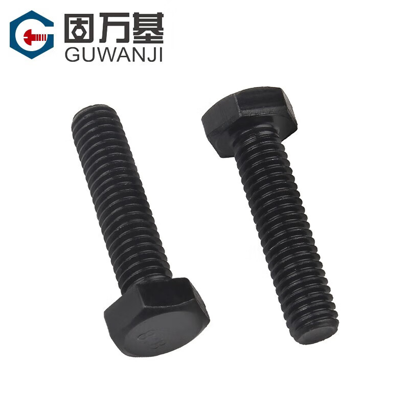固万基 外六角螺丝GB 30 8.8级 碳钢 发黑 M4x20全牙[200个/包]