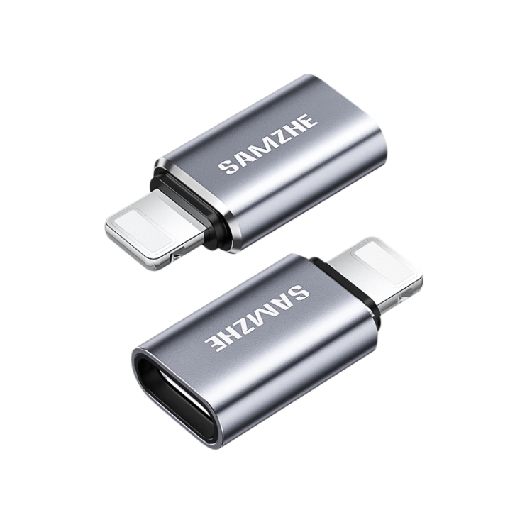 山泽Lightning转Type-C转接头转换器线安卓苹果转换头充电传输适用iPhone14/13Pro/Max/12/X/8Plus/7