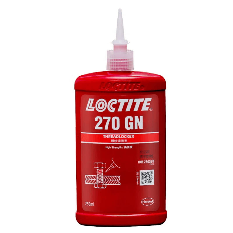 乐泰270SG胶水高强度螺丝胶270GN螺纹紧固防松胶耐高温厌氧胶 loctite-270SG-50ml