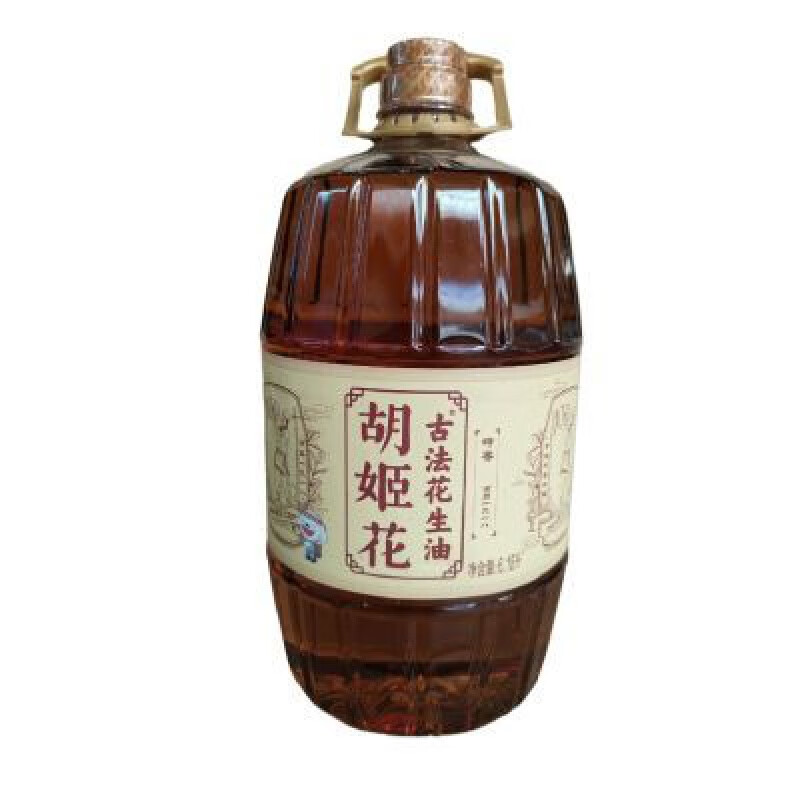 胡姬花古法花生油6.18L家用大桶装一级压榨食用油胡姬花古法花生 胡姬花古法花生油6.18L家-0