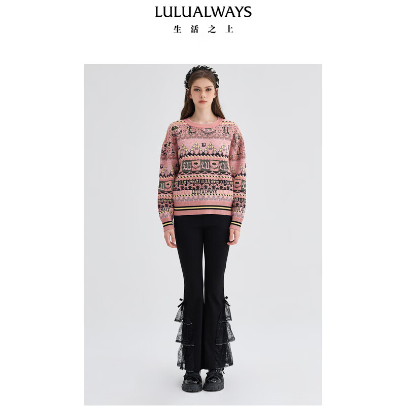 LULUALWAYS�Ұ�¶¶24�����¿�ʱ�����������ٴ��ɫ��ͷ��֯��Ů ��ɫ S