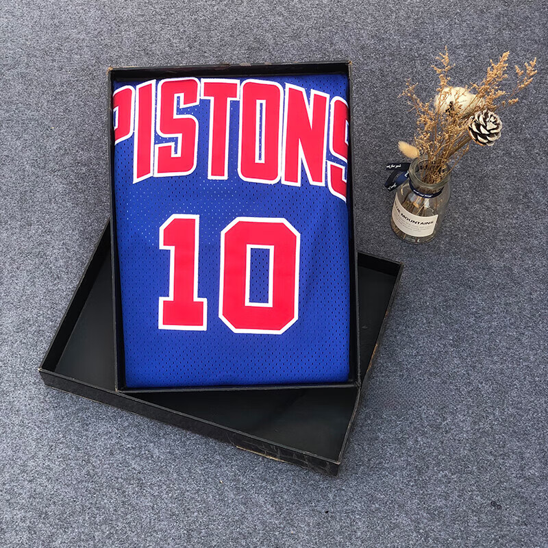 藏索活塞队10号罗德曼球衣复古湖人73号大虫篮球服球迷版刺绣男女