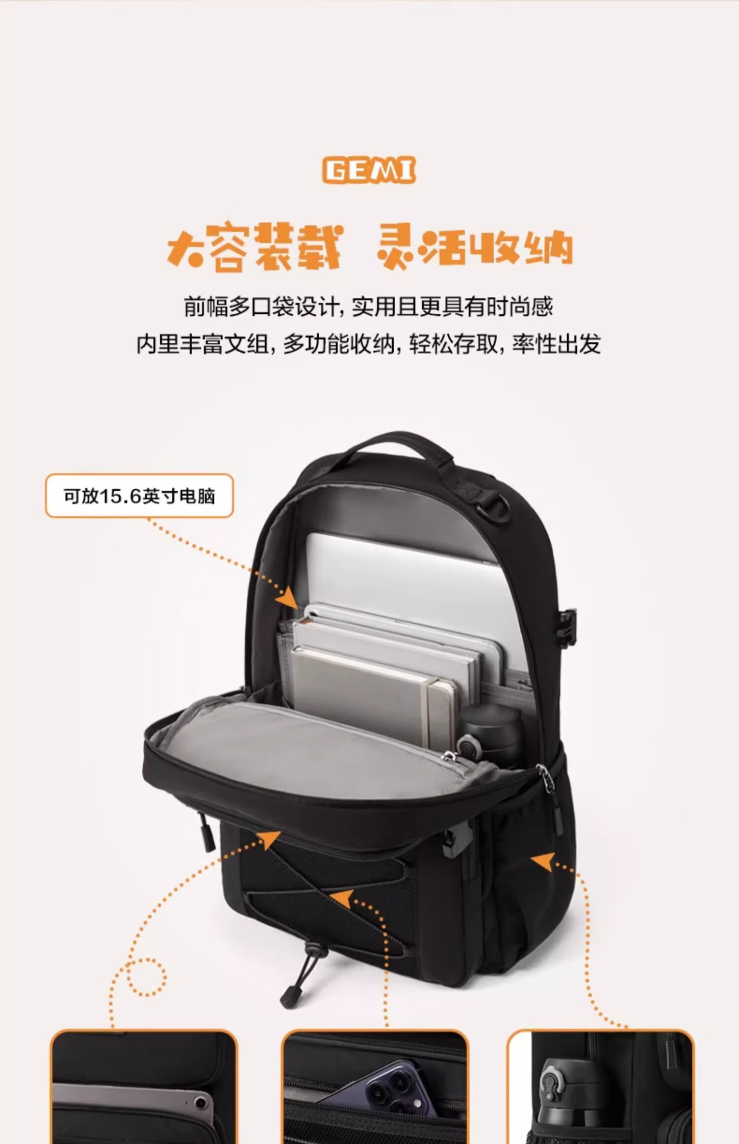 新秀丽(Samsonite)学生书包背包2024新款大容量TU6双肩包大学生背包TU9 TU9黑色