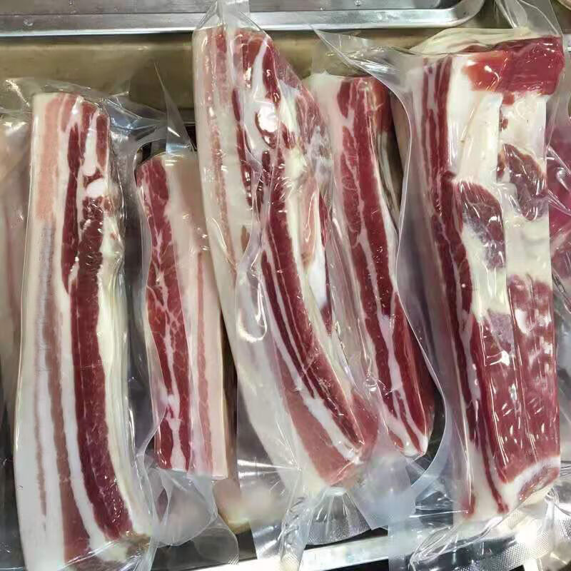 伊杰蔻土豬肉風(fēng)干日曬咸肉臘肉五花肉批發(fā)江西特產(chǎn)正宗香腸非四川煙熏味 土豬五花臘肉2斤 純風(fēng)干五花臘肉真空