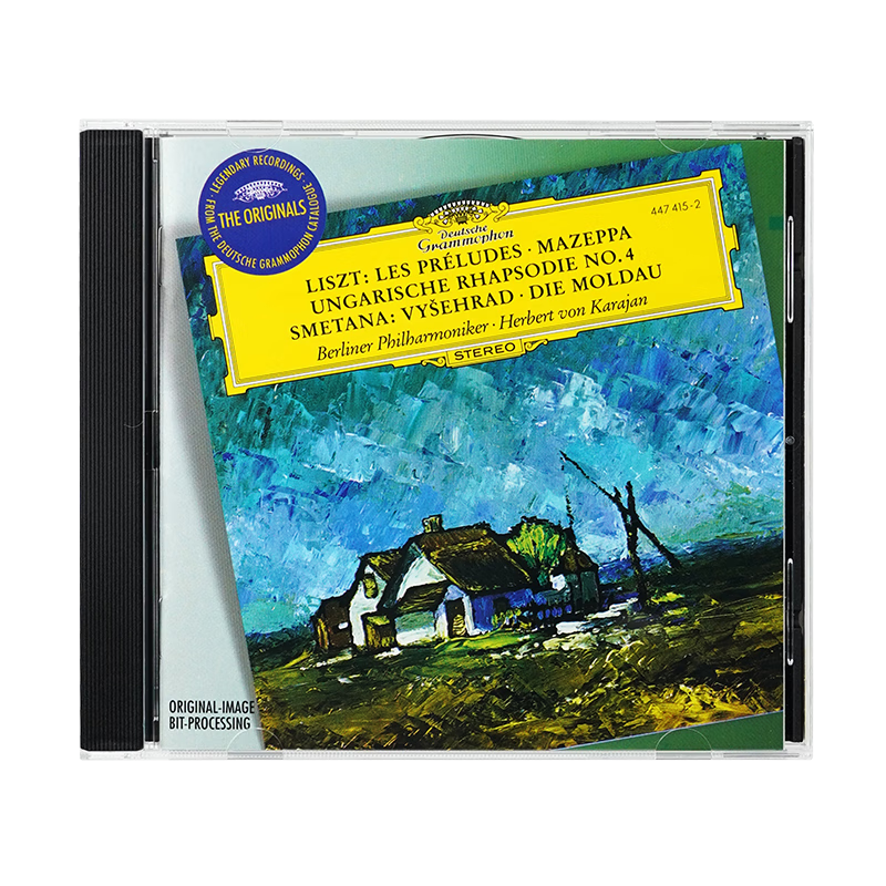 原装进口 卡拉扬&柏林爱乐乐团《李斯特:前奏曲·超技练习曲第4号